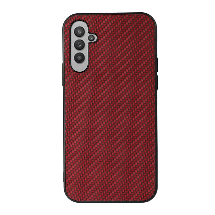 Custodia per telefono in PU con trama in fibra di carbonio con foro preciso, For OnePlus 11 5G, For OnePlus Ace 2 / 11R, For Samsung Galaxy A24