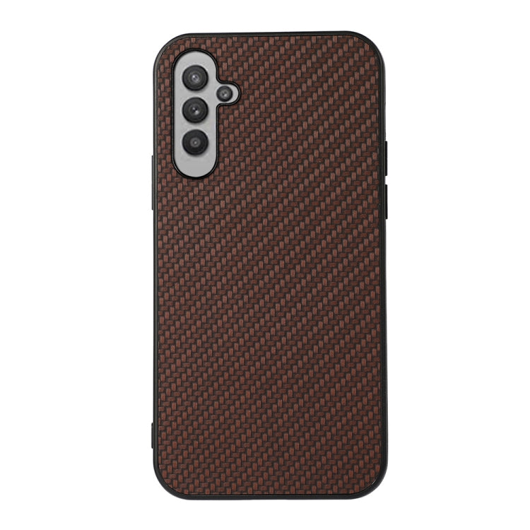 Custodia per telefono in PU con trama in fibra di carbonio con foro preciso, For OnePlus 11 5G, For OnePlus Ace 2 / 11R, For Samsung Galaxy A24