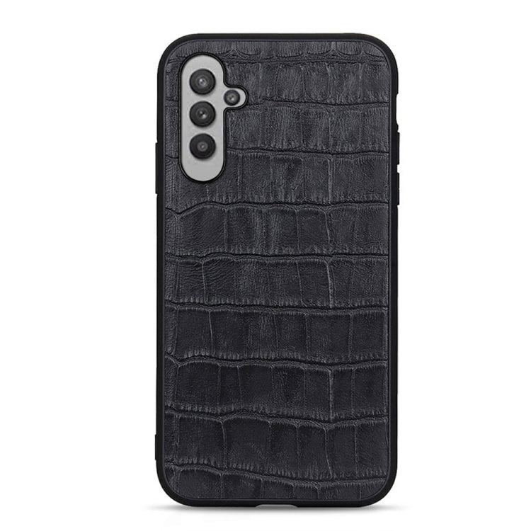 Cassa del telefono in vera pelle con trama in coccodrillo con foro accurato, For OnePlus 11 5G, For OnePlus Ace 2 / 11R, For Samsung Galaxy A24