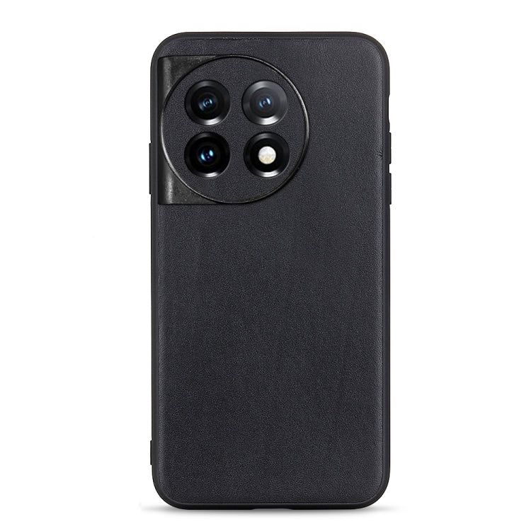 Custodia per telefono in vera pelle con trama in pelle di agnello, For OnePlus 11 5G, For OnePlus Ace 2 / 11R, For Samsung Galaxy A24