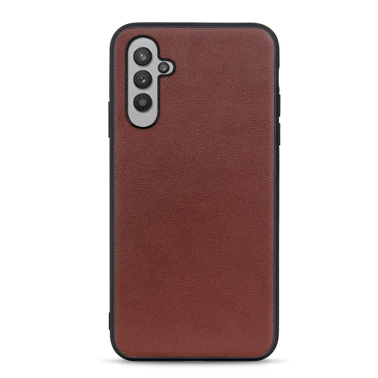 Custodia per telefono in vera pelle con trama in pelle di agnello, For OnePlus 11 5G, For OnePlus Ace 2 / 11R, For Samsung Galaxy A24