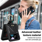 Custodia protettiva pieghevole a forma di V con anello pieghevole, For Samsung Galaxy Z Flip4