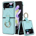 Custodia protettiva pieghevole a forma di V con anello pieghevole, For Samsung Galaxy Z Flip4