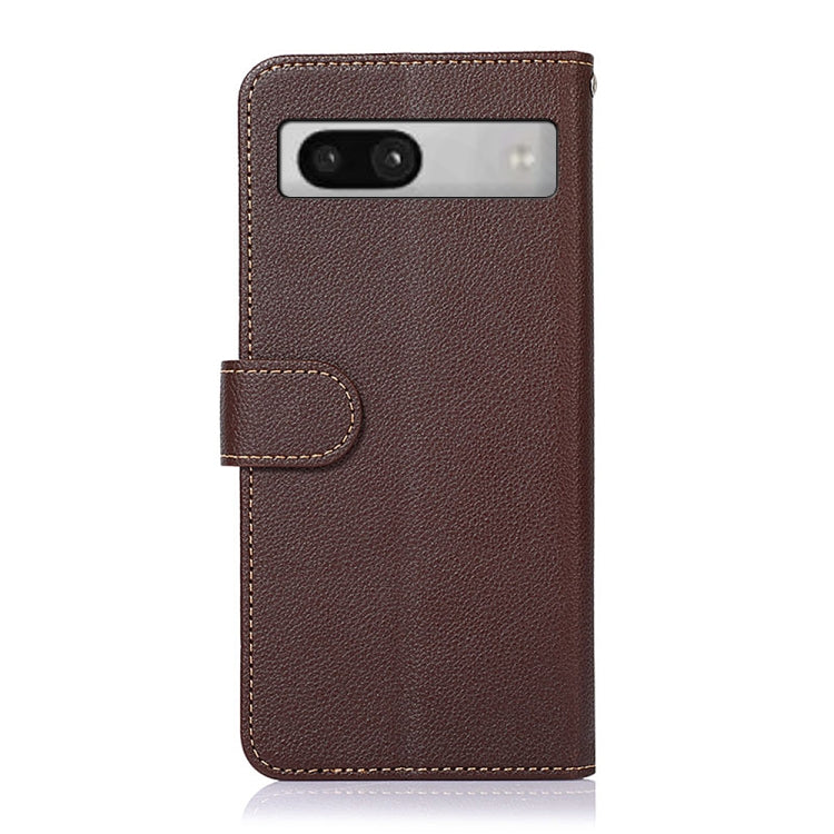 KHAZNEH Custodia per telefono RFID in pelle con texture Litchi, For Google Pixel 7a, For Xiaomi Redmi Note 12 4G Global, For Samsung Galaxy M14 5G