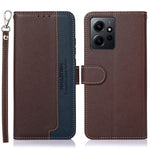 KHAZNEH Custodia per telefono RFID in pelle con texture Litchi, For Google Pixel 7a, For Xiaomi Redmi Note 12 4G Global, For Samsung Galaxy M14 5G