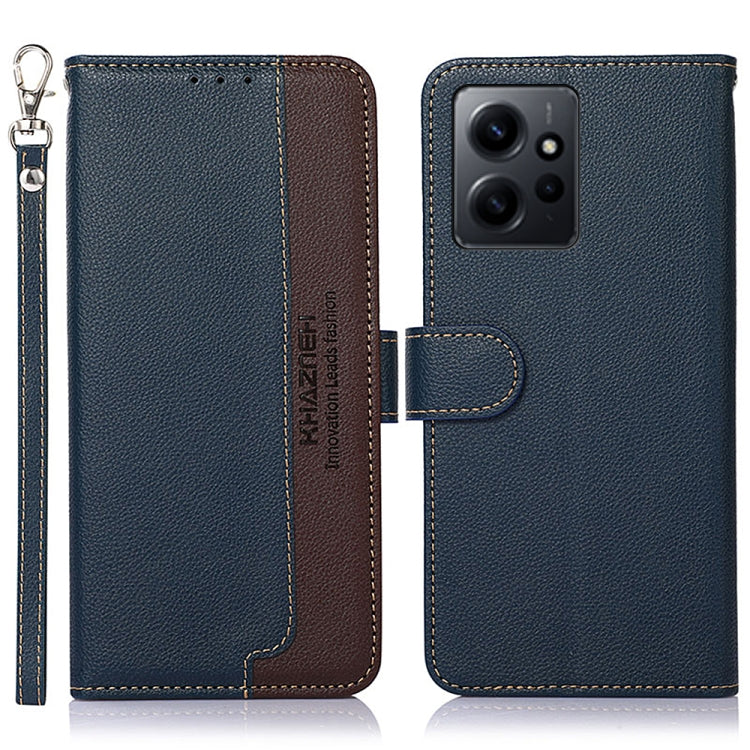KHAZNEH Custodia per telefono RFID in pelle con texture Litchi, For Google Pixel 7a, For Xiaomi Redmi Note 12 4G Global, For Samsung Galaxy M14 5G