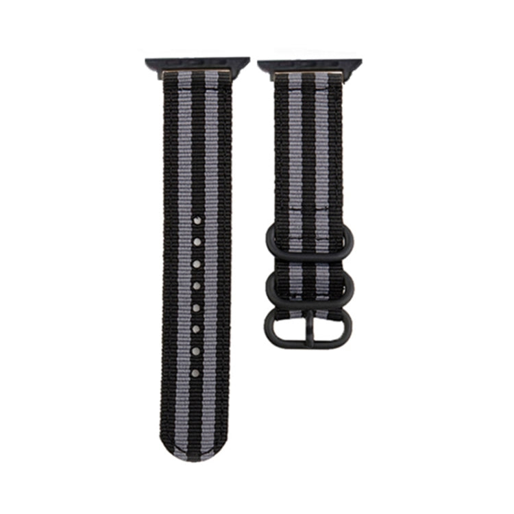 Cinturino in tela con fibbia nera per Apple Watch 41/45mm