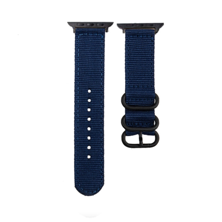 Cinturino in tela con fibbia nera per Apple Watch 41/45mm