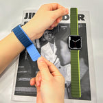 Cinturino in silicone magnetico per Apple Watch 41/45mm