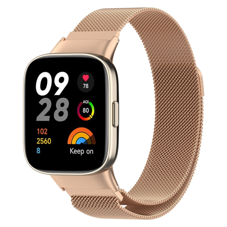 Cinturino in metallo milanese, For Xiaomi Redmi Watch 3 / Mi Watch Lite 3