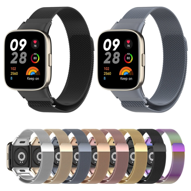 Cinturino in metallo milanese, For Xiaomi Redmi Watch 3 / Mi Watch Lite 3