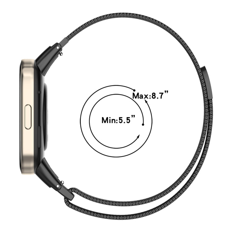 Cinturino in metallo milanese, For Xiaomi Redmi Watch 3 / Mi Watch Lite 3