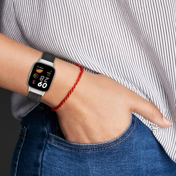 Cinturino per orologio in pelle a coda tonda, For Xiaomi Redmi Watch 3 / Mi Watch Lite 3