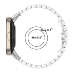 Cinturino per orologio in acciaio con una perla in metallo, For Xiaomi Redmi Watch 3 / Mi Watch Lite 3