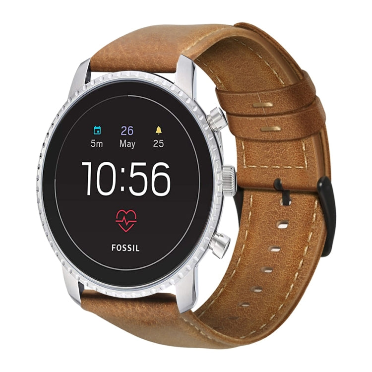 Cinturino in pelle cerata per Huawei Watch GT 2 46mm