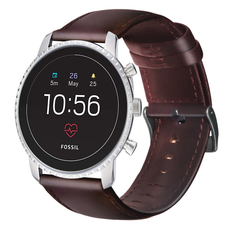 Cinturino in pelle cerata per Huawei Watch GT 2 46mm