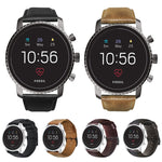 Cinturino per orologio in vera pelle cerata ad olio, For Fossil Men Gen 4 Explorist HR, For Fossil Hybrid Smartwatch HR, For Fossil Gen 5 Carlyle / Julianna / Garrett / Carlyle HR, For Huawei Watch GT 2 46mm, For Huawei Watch GT 2e                     ...
