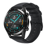 Cinturino in pelle cerata per Huawei Watch GT 2 46mm