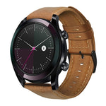 Cinturino in pelle cerata per Huawei Watch GT 2 46mm