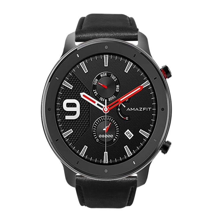 Cinturino per orologio in vera pelle cerata ad olio, For Amazfit GTR 47mm / Pace / Stratos, For Amazfit 2 Stratos, For Ticwatch Pro / E2 / S2, For Pebble Gen 1, For Pebble Time
