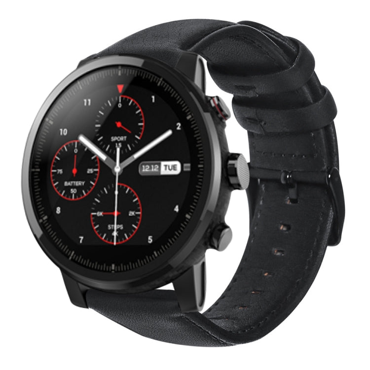 Cinturino in pelle cerata per Amazfit GTR 47mm e Stratos