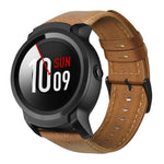 Cinturino in pelle cerata per Amazfit GTR 47mm e Stratos