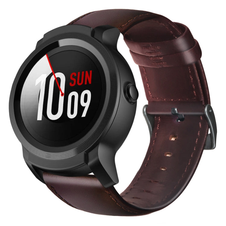 Cinturino in pelle cerata per Amazfit GTR 47mm e Stratos