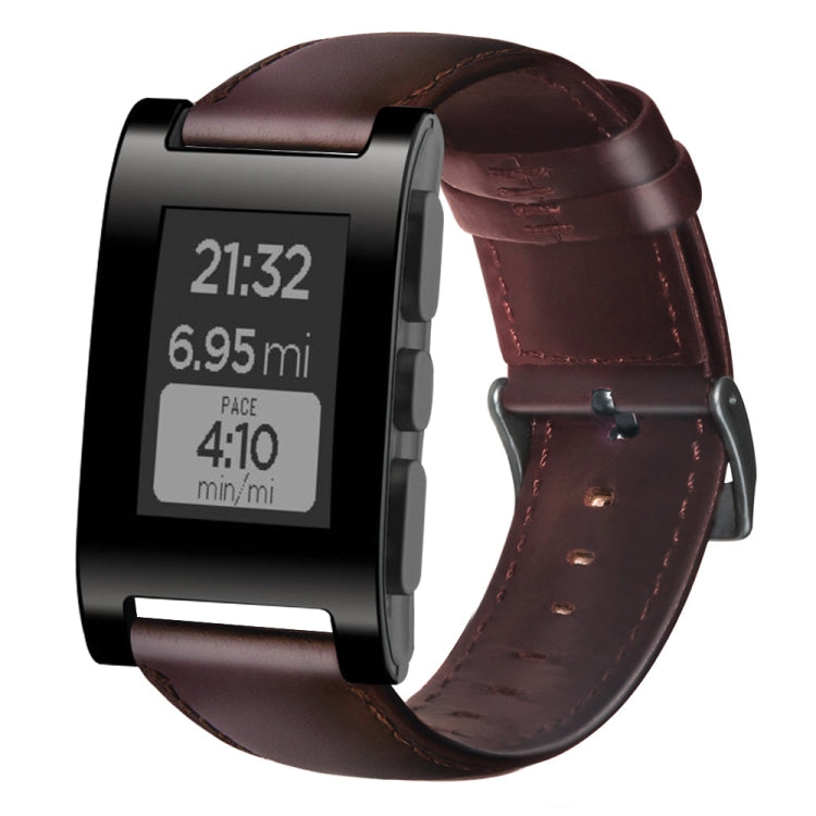 Cinturino in pelle cerata per Amazfit GTR 47mm e Stratos