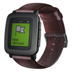 Cinturino in pelle cerata per Amazfit GTR 47mm e Stratos