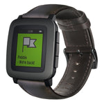 Cinturino in pelle cerata per Amazfit GTR 47mm e Stratos