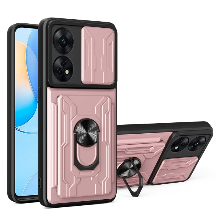 Custodia per telefono con scheda Camshield scorrevole, For OPPO Reno8 T 4G