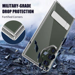 Custodia per telefono ad alto supporto trasparente, For Samsung Galaxy S23 5G, For Samsung Galaxy S23+ 5G, For Samsung Galaxy S23 Ultra 5G