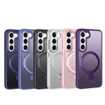 Custodia per telefono con supporto magnetico Skin Feel MagSafe, For Samsung Galaxy S23 5G, For Samsung Galaxy S23+ 5G, For Samsung Galaxy S23 Ultra 5G