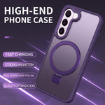 Custodia per telefono con supporto magnetico Skin Feel MagSafe, For Samsung Galaxy S23 5G, For Samsung Galaxy S23+ 5G, For Samsung Galaxy S23 Ultra 5G