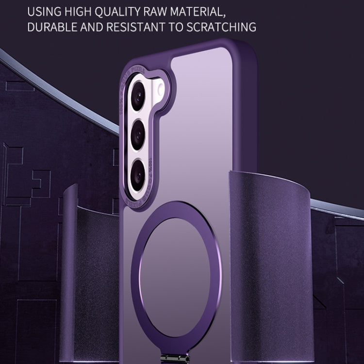 Custodia per telefono con supporto magnetico Skin Feel MagSafe, For Samsung Galaxy S23 5G, For Samsung Galaxy S23+ 5G, For Samsung Galaxy S23 Ultra 5G