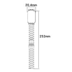Cinturino in acciaio a tre sfere, For Redmi Band 2