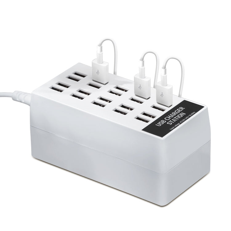 HUB per stazione di ricarica USB da tavolo a 20 porte