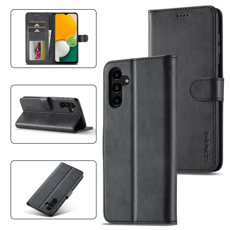 LC.IMEEKE Custodia per cellulare in pelle di vitello, For Samsung Galaxy A24 4G / 5G, For Samsung Galaxy Z Fold5 5G, For Samsung Galaxy Z Flip5 5G