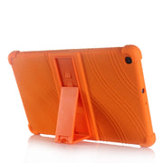 Custodia in silicone con stand per Galaxy Tab A 10.1 e S5e