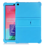 Custodia in silicone con stand per Galaxy Tab A 10.1 e S5e