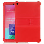 Custodia in silicone con stand per Galaxy Tab A 10.1 e S5e