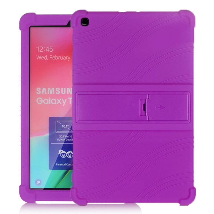 Custodia in silicone con stand per Galaxy Tab A 10.1 e S5e