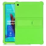 Custodia in silicone con stand per Galaxy Tab A 10.1 e S5e