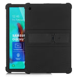 Custodia in silicone con stand per Galaxy Tab A 10.1 e S5e
