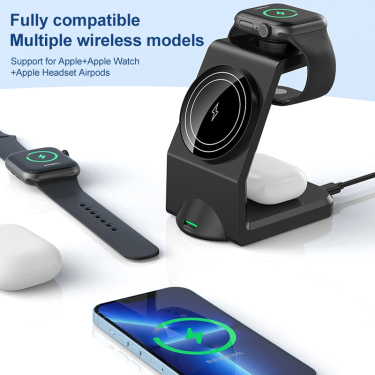 Caricabatterie wireless multiplo magnetico in un unico WT-158, Multi in one