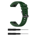 Cinturino in silicone per Garmin Fenix 5 22 mm