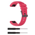 Cinturino in silicone per Garmin Fenix 5 22 mm