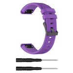 Cinturino in silicone per Garmin Fenix 5 22 mm