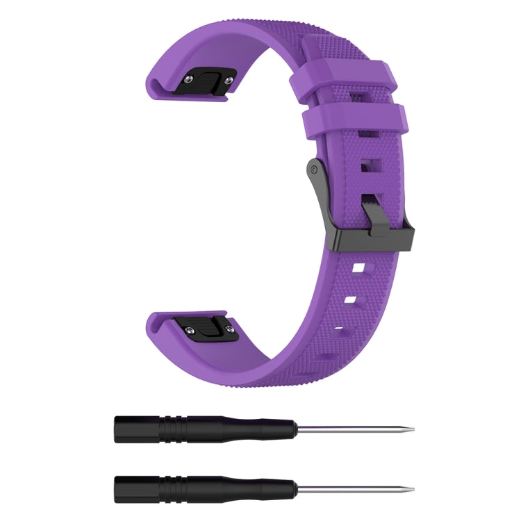 Cinturino in silicone per Garmin Fenix 5 22 mm