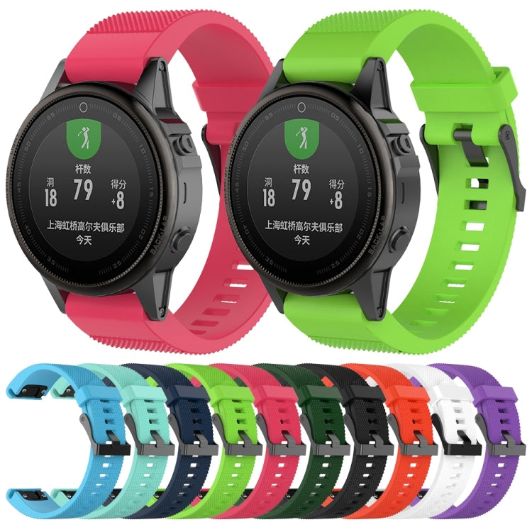 Cinturino in silicone per Garmin Fenix 5 22 mm